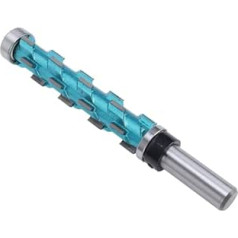 Generic Spiral Bündigfräser, 1/2 Zoll Schaft 3/4 Zoll Schnittdurchmesser Vollhartmetallfräser mit Doppelkugellager Für Holzbearbeitungsprojekte und Massivholzplatten