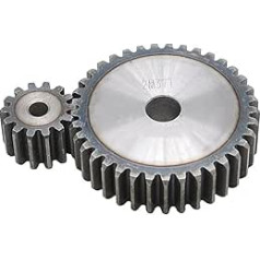 Zahnräder Ritzel, 1 Stück 1 Modul 30 Zähne Kohlenstoffstahl-Stirnrad mit abgestufter Plattform, Kraftübertragungs-Stirnräder for Zahnstangen, 1 Modul 30 Zähne (Size : 105 Teeth)