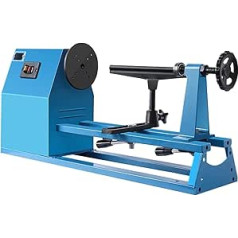 Wooden Lathe, Adjustable Speed, Multifunctional Household Lathe, DIY Wooden Lathe, Small and Portable (550 W)