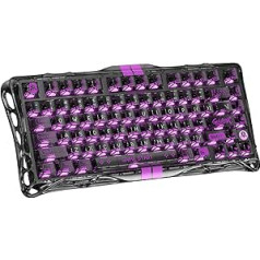 GravaStar V75 Lite Hall Effect 4000Hz Rapid Trigger Gaming Keyboard, Wired RGB 75% Keyboard with Magnetic Switches, 0.01 mm RT Accuracy, Rapid Tap/SOCD, Hot Swappable Switches - For PC & Mac