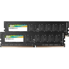 SP Silicon Power 32GB (2x16GB) DDR4-2666MHz 288-Pin CL19 1.2V Non-ECC Unbuffered UDIMM Desktop Memory Compatible with Intel Skylake-X Platforms/Kaby Lake-X CPU Series Motherboards