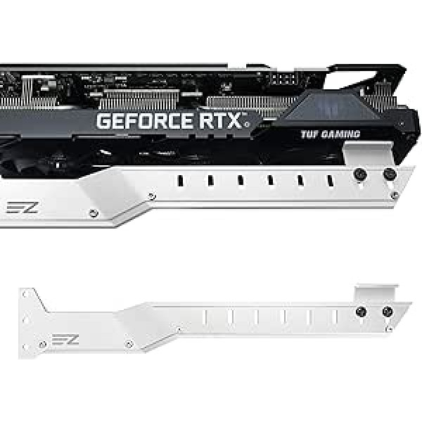 EZDIY-FAB GPU Video Card Holster Holder for RX6700 RTX3090-309EZ White