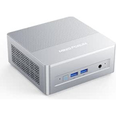 MINIS FORUM X1-Lite 255 Mini PC with AMD Ryzen 7 255 (8C/16T), DDR5-RAM & M.2 SSD, HDMI 2.1/DP 1.4/USB 4.0 4K Video Output, 2.5G LAN, Wife 6e, Bluetooth 5.2 and AMD Radeon 780M Graphics Card