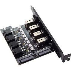 cablecc 4 Hard Drive Control System Intelligent Control Management System HDD SSD Power Switch with PCI Holder