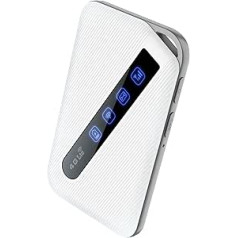 Mobile Wi-Fi Mobile Hotspot 4G LTE SIM Router Cat4 150Mbps.3000mAh WI-Fi-USB Modem Wireless for Travel and Work,No Navigare.Change APN