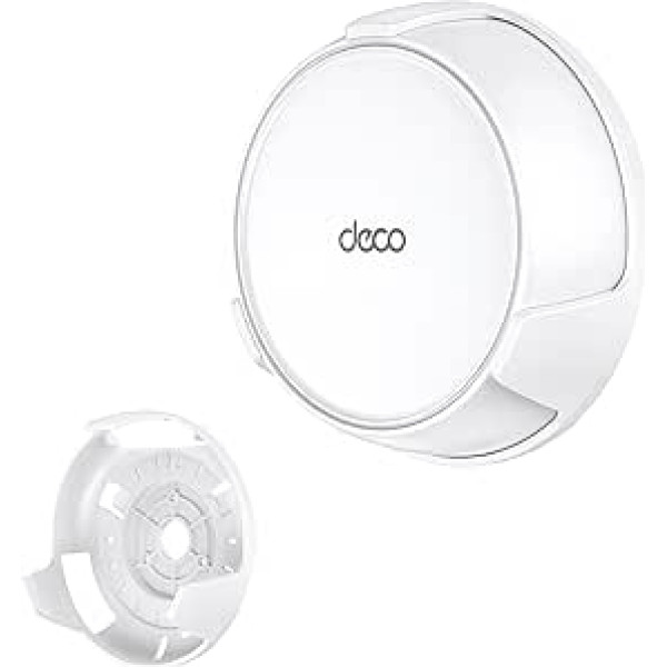 XLTTYWL Deco WiFi 7 Wall Mount Kit, Deco BE23/BE25/BE3600/BE5000 Router Mount, Optimizes Space and Cable Management for TP Deco 7 Dual-Band WiFi 7 Mesh WiFi System (White, 1 Piece)