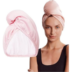 Glov Hair Turban Long Hair Quick-Drying Towel Microfibre Turban for Women Reduces Frizz and Hair Breakage Ideal for Travel and Home Lightweight Reusable