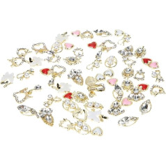 Ipetboom 180stücke Teiliges Barockstil Nagelschmuck Nageldekorationen Mit Strass Und Perlen Eleganter Nail Art Für Maniküre Und Kreative Designs