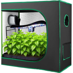 Grow Tent Small Mylar Sealed Bottom Design, Ventilation Window and Cable Entry Hole for Aerogarden Hydroponic Growing System