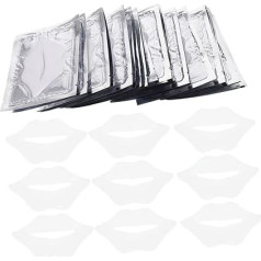VALICLUD Pack of 25 Gel Lip Masks Moisturising Lip Care Pads Collagen Lip Mask for Delicate Lips Care Overnight