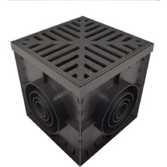 SP Courtyard Drain Cast A15 Walk-In Yard Enclosure Floor Drain Yard Sink Box Point Drainage Connector Connector