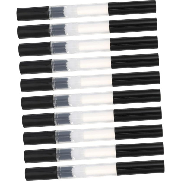 Operitacx 20pcs Nail Polish Pen Makeup Container Eyeshadow Applicator Disposable Lip Brush Lip Mask Applicator Nail Nutrition Oil Applicator Lip Exfoliating Brush