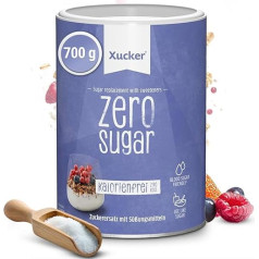Xucker Zero Sugar Erythritol, Calorie Free, 1:1 Like Sugar, for Baking & Sweetening, 700 g