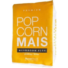 Popcornmais Premium Mushroom Plus Maize Kinopopcorn 22.68 kg Bag XXL 1:32 Pop Volume Round Gourmet Popcorn