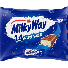 Milky Way Minis Chocolate Bulk Pack, Nougat Cream and Caramel Mini Chocolate Bars, 227g, Chocolate Gift Idea, Chocolate Bulk Pack