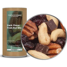CrackersCompany Fruit and Nut Mix with Dark Chocolate 700g - Full-bodied, Fruity, Elegant