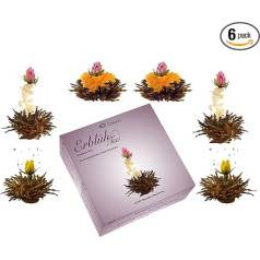 Creano Blooming Tea - 6 Balls Black Tea Handmade Tea Balls