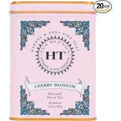 Harney & Sons Caffeinated Cherry Blossom Green Tea Tin 1 Pack