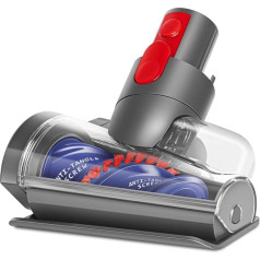Hair Nozzle Mini Electric Brush Compatible with Dyson V15 V11 V10 V8 V7 for Cleaning Pet Beds, Car Seats and Stairs