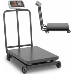 Rūpnieciskie platformas svari uz riteņiem 600 kg / 100 g LCD displejs