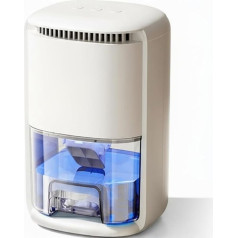 Dehumidifier Electric Dehumidifier, 1000 ml Room Dehumidifier for Home Dehumidifier Car Electric Room Dehumidifier Small Room Dehumidifier Bathroom (White)