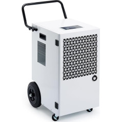 120 L/Day Electric Dehumidifier Room Dehumidifier for Basement: Powerful Dehumidifier Large with 7L Water Tank 24-Hour Timer for Bathrooms and Rooms up to 300 m³/600 m³