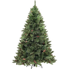 Dmora - Vienna Christmas Tree, 150 cm, Artificial Pine, Realistic Tree, Christmas Tree, 99 x 99 x 150 cm, Green