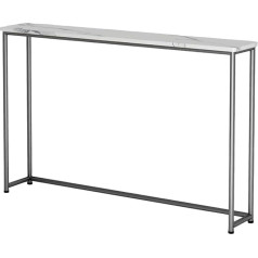 Console Table Console Sofa Table Behind Coffee Table, Narrow Console Table, Narrow Side Table, Tall Metal Console Tables in Black, Gold Iron Stand, Sofa Table, Compact Entrance