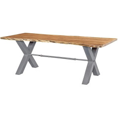 Dining Table Black Label # 123 240x100 cm x/Silver
