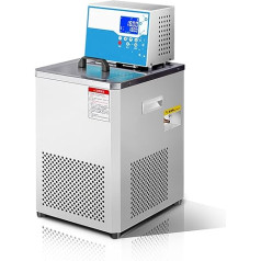 Laboratory Cooling Unit 6L Model High Precision 0.01°C Temperature Stability Circulation Bath Professional with Nickel-Plated Copper Coils for Reactor and Rotary Evaporator (-5-100℃)