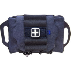 High Speed Gear Reflex IFAK System | Roll and Carrier | Medical Care Holder Black Carry Bag