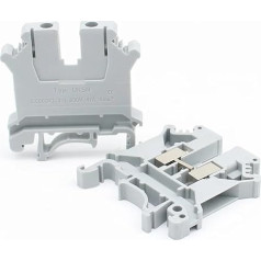 100 stücke Din Rail Terminal Block Anschluss Schraube Verbindung Elektrische Verdrahtung Leiter Terminal Streifen Block