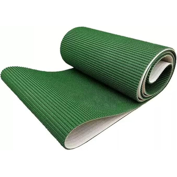 Industrial PVC Conveyor Belt for Efficient Material Transport - Flat and Inclined Design for Improved Goods Movement in Manufacturing and Warehouse Systems
