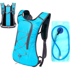 Trinkbeutel zum Laufen – Flüssigkeitsbeutel beim Laufen – Trinkruc tragbar | Rucksack aus Polyester, 43 cm, EVA-Schaum, 440 g, ideal für Radtouren, Jogging, Outdoor-Sport