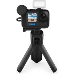 GoPro HERO11 Black Creator Edition - Includes HERO11 Black, Volta (Battery Handle, Tripod, Remote Control), Media Mod, Light Mod, Enduro Battery and Carry Case, 4K