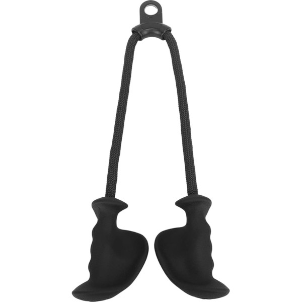 Triceps Pull Rope Double Head Rope for Triceps Pull Downs and Crunches - Comfortable Handle, High-Quality TPE Nylon, Versatile in Home Gym and Gym