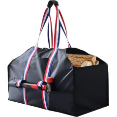 Generisch Feuertasche | wasserdichte Tragetasche Mit Halterung Und Griffen | 600D Oxford Stoff Aufbewahrungstasche Für Kamin Camping Grill Barbecue Outdoor