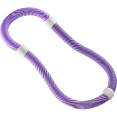 Gewichteter Fitnessreifen, Trainingskreis, PVC für Erwachsene und Kinder mit interner Metallfeder, tragbarer Hula-Hoop-Reifen für Taillentraining, Heim-Fitnessgeräte