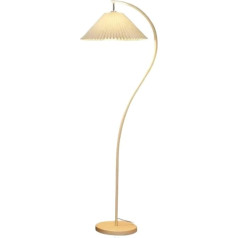 Stehlampe Dimmbare LED Stehleuchte Weiß for Wohnzimmer Schlafzimmer Arbeitszimmer Büro Fernbedienung Stehlampe mit Lampenschirm Stehlampen für Wohnzimmer