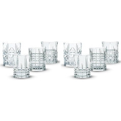 Nachtmann Highland 95906 4-Piece Glasses Set, 345 ml, Crystal Tumblers, Tumbler Dishwasher Safe (Pack of 2)