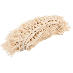 FOMIYES Fransenbesatz Spitzenborte Quastenband 5 Meter Selbstgemacht Zubehör für Kleidung Vorhänge und Boho Stil Wohnaccessoires