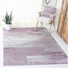 SAFAVIEH Adirondack Collection ADR112V Modern Abstract Non-Shedding Living Room Dining Bedroom Area Rug 6 x 9 Inches Grey/Purple