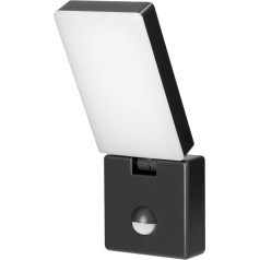 ENID LED 10W, dārza gaismeklis ar PIR kustības sensoru, 800lm, IP65, 4000K, melns