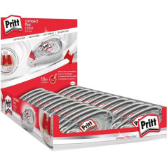 Pritt Compact Flex – Pack of 24 Ochre-Coloured Correction-Tape Mice, 4.2 x 10 m