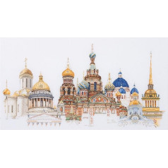 Thea Gouverneur - Cross Stitch Kit - St Petersburg - Linen - 36 Count - For Adults - 430