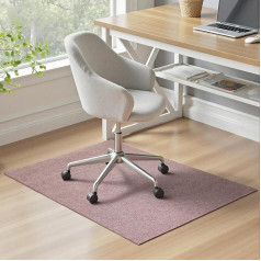 Warmiehomy Office Chair Mat for Carpet and Hardwood Floors, 90 x 120 cm, Heavy Duty Floor Protection, Non-Slip Gaming Rug with Felt Surface and Rubber Backing, Extra Thick Chair Mat for Home Office