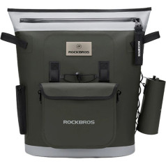 Rockbros Termo mugursoma ar izolāciju 18l ergonomiska - zaļa / N/A