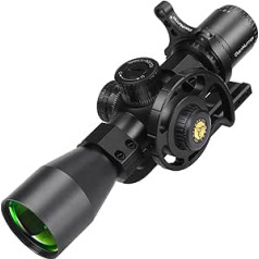 WestHunter Optics WHT 3-12X44 SFIR SFP Kompaktes Wettkampf-Zielfernrohr, 1/10 MIL Zweite Bildebene Rote Beleuchtung Eingeätztes Glasabsehen, 30mm Präzisions-Schießzielfernrohr