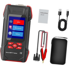 High Performance Photovoltaic Meter for Analysis of Solar Panel Batteries and Inverters with MPPT Data and Large Display Storage Capacity Data Storage Photovoltaic Tester