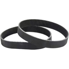 Synchronriemen Zahnriemen HTD 344-8M, 344 mm Länge, 50 mm Breite, aus Gummi für industrielle Kraftübertragung, 1 Stück
